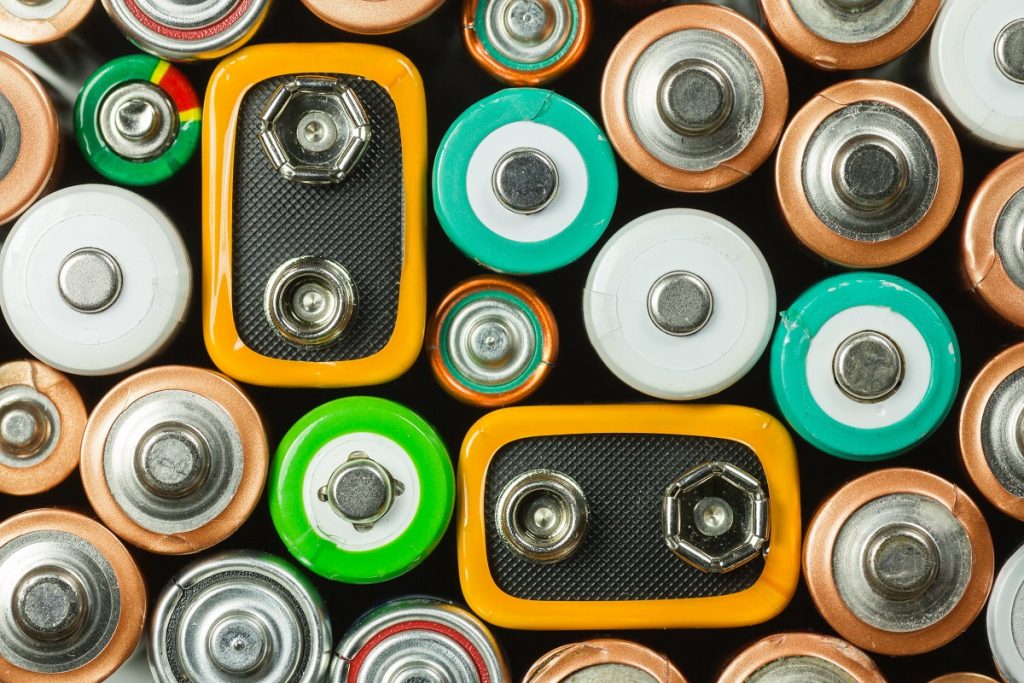 selection of batteries